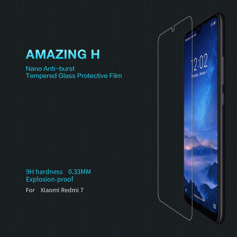 NILLKIN-H-Anti-Explosion-Tempered-Glass-Screen-Protector-For-Xiaomi-Redmi-7--Redmi-Y3-Non-original-1451897-1